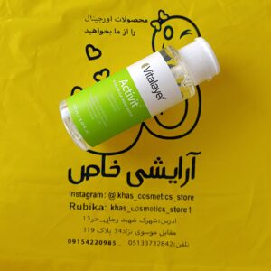 محلول پاک‌کننده آرایش ویتالیر اکتیویت | میسلار واتر حاوی نیاسینامید و سالیسیلیک اسید مناسب پوست چرب و جوشدار