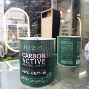 پودر دکلره پیکارو زغالی کم‌آمونیاک 400 گرم | مناسب شارژ اول و دوم – آرایشی خاص